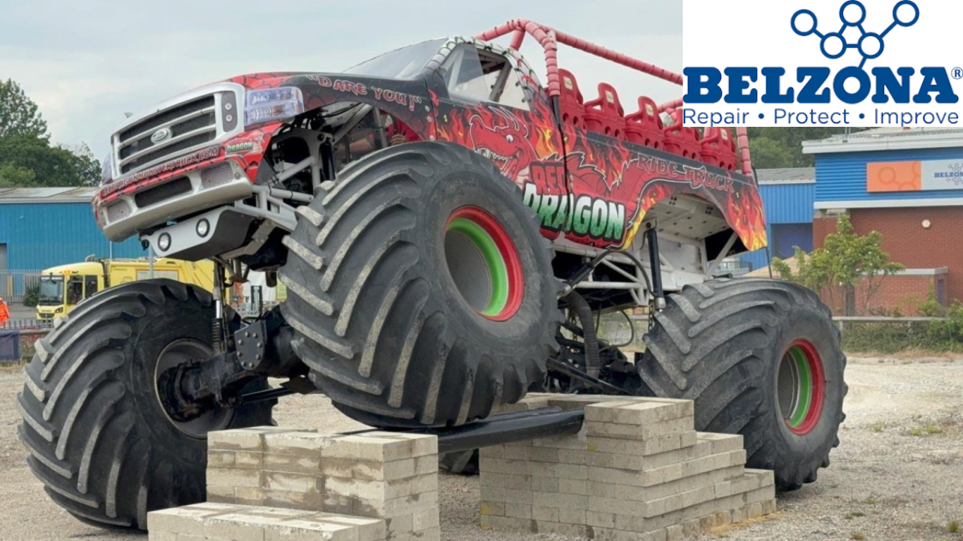 Belzona Demonstrates Composite Repair Strength With Seven-Ton Monster Truck Test
